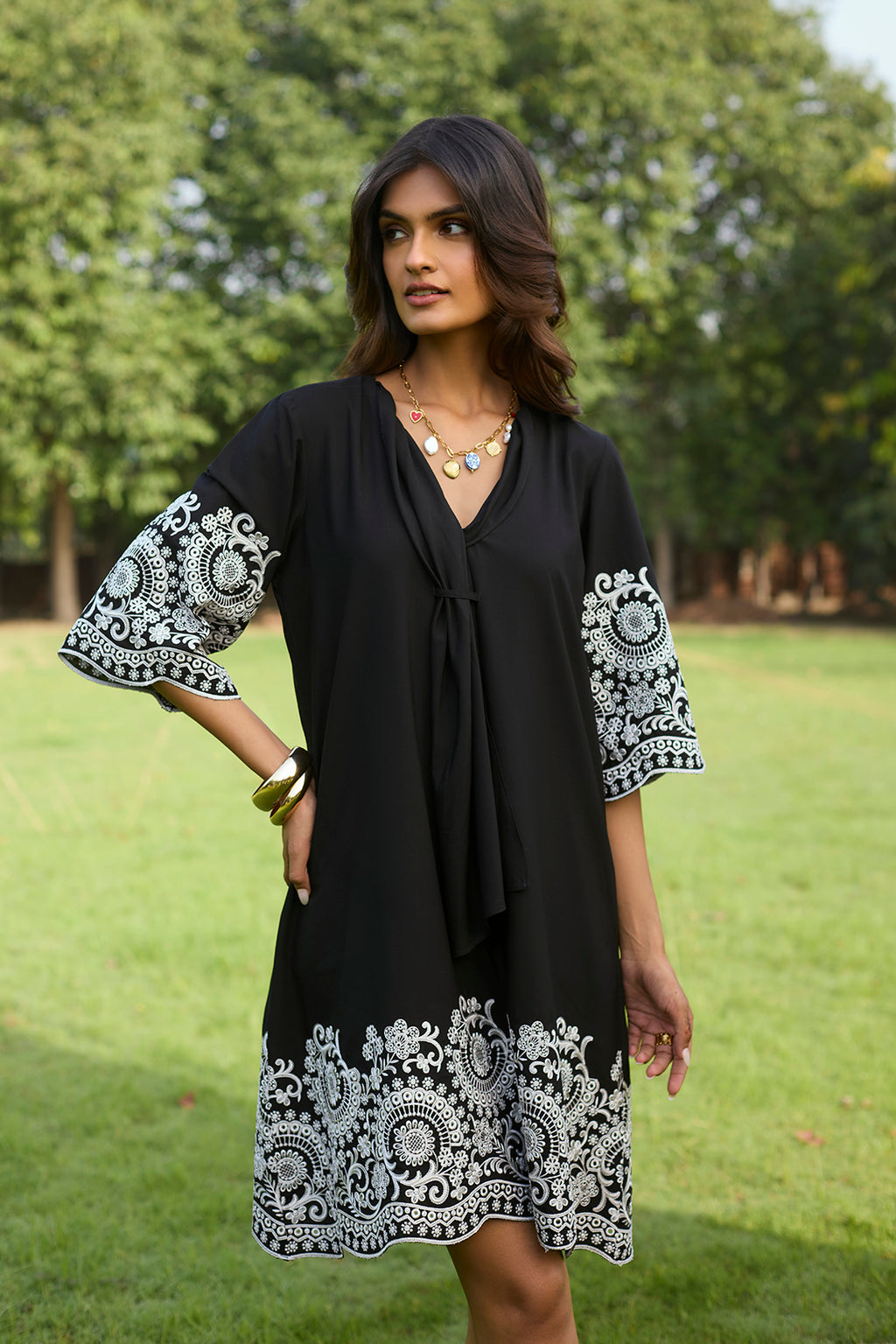 Classic Black Broderie Anglaise Outfit