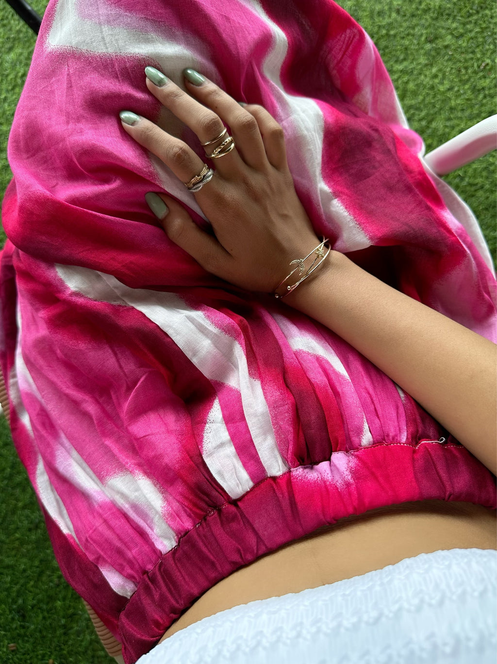 Stylish Pink Printed Everyday Skirt
