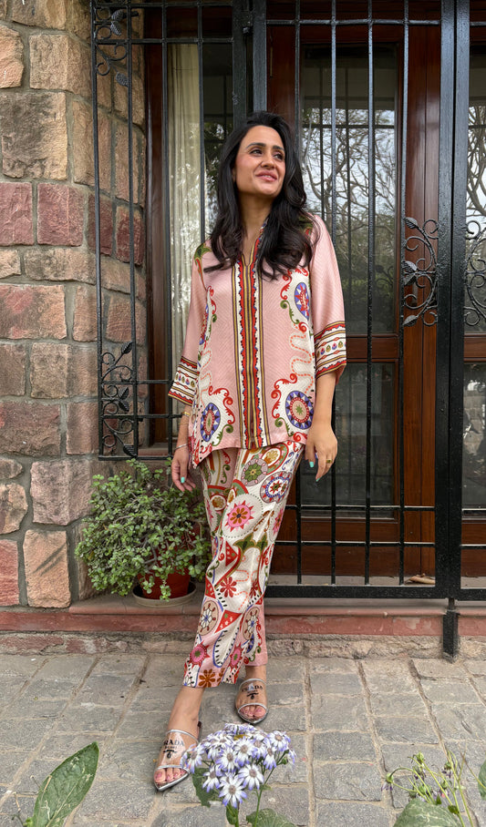 Women’s Noor Abstract Print Co-ord Set