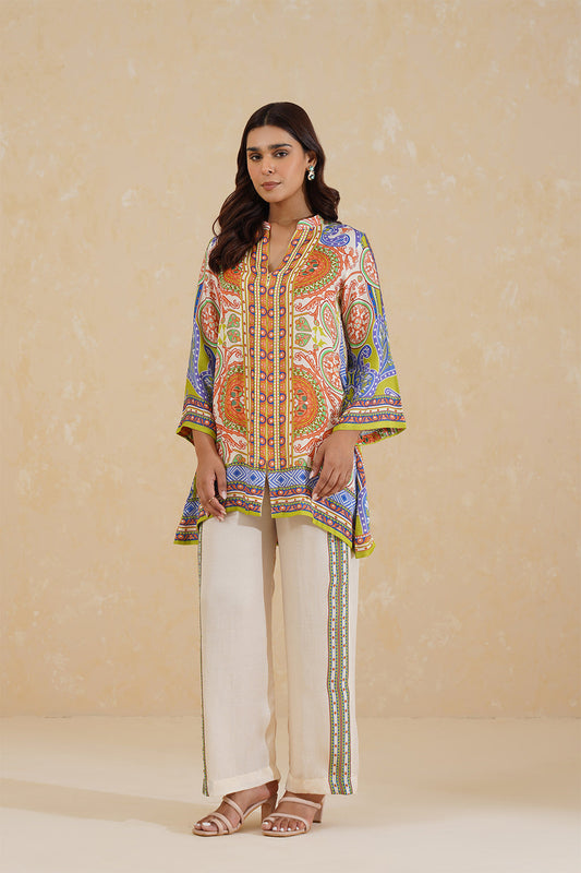 Stylish Women’s Abstract Print Co-Ord Set