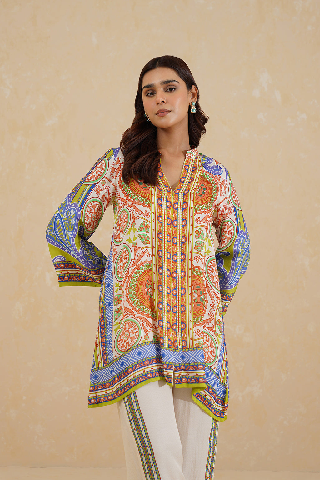 Stylish Women’s Abstract Print Co-Ord Set